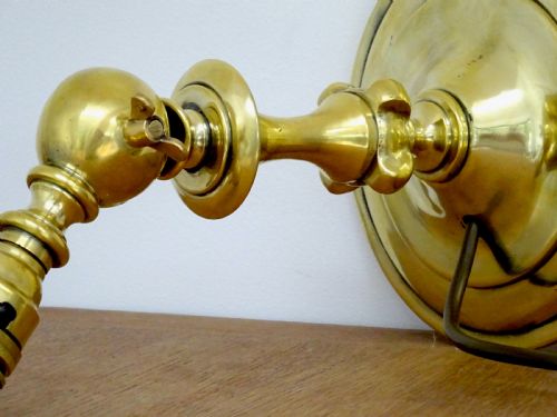 fig 1. BRASS WALL SHIP'S LAMP