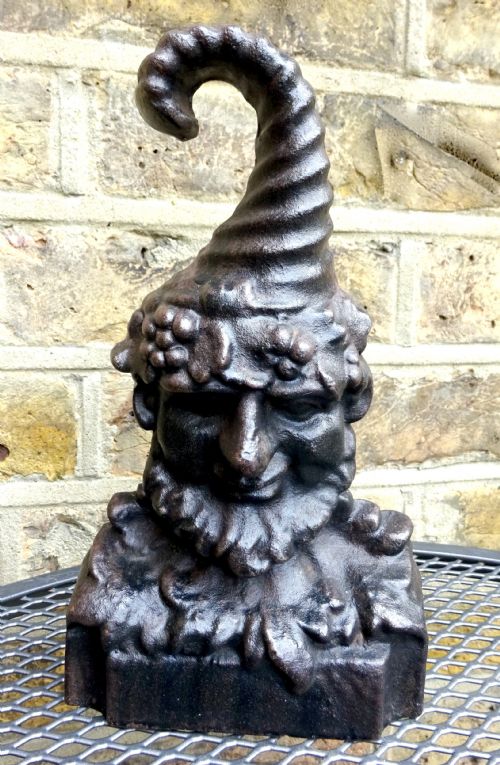 Bacchus Cast Iron Doorstop
