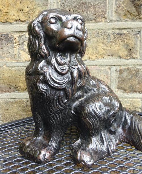 fig 1. EARLY 20THC CAST IRON DOG DOORSTOP