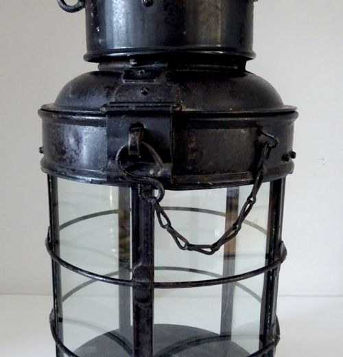 fig 1. 1900-20 A LARGE CANDLE LANTERN