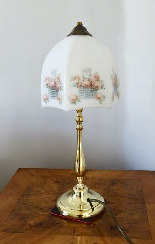 Brass Lamp with Optional Shade