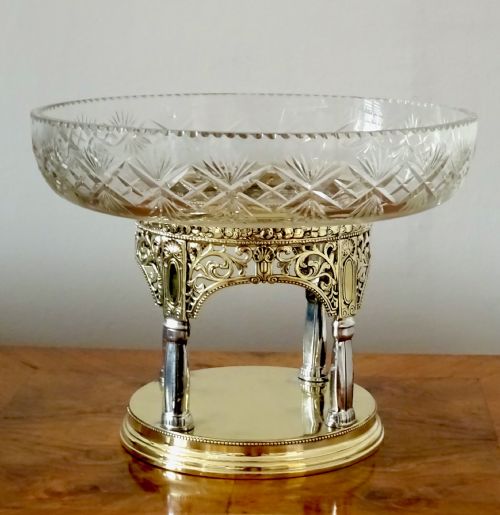 Tazza  by Orivit with Original Glass Bowl