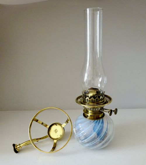 HINKS WALL OIL LAMP WITH BRACKET - ADDITIONAL PHOTO 2