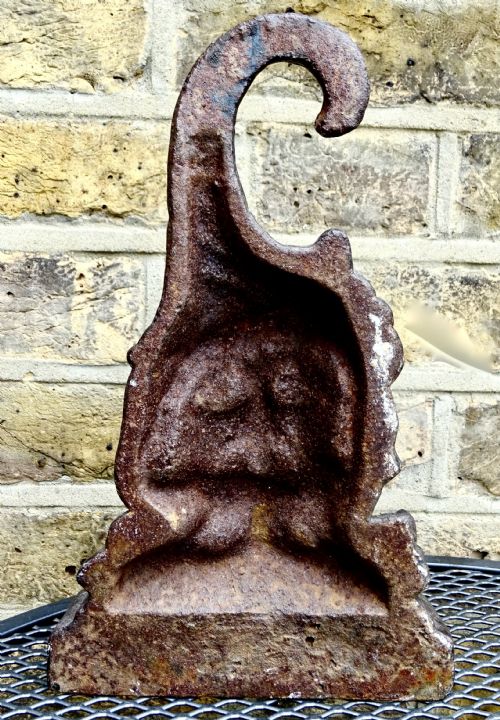A VICTORIAN CAST IRON DOORSTOP - ADDITIONAL PHOTO 3