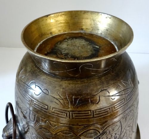 LARGE ORIENTAL BRONZE JARDINIERE - ADDITIONAL PHOTO 6
