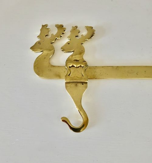 fig 1. VICTORIAN WALL HANGER WITH STAGS HEADS