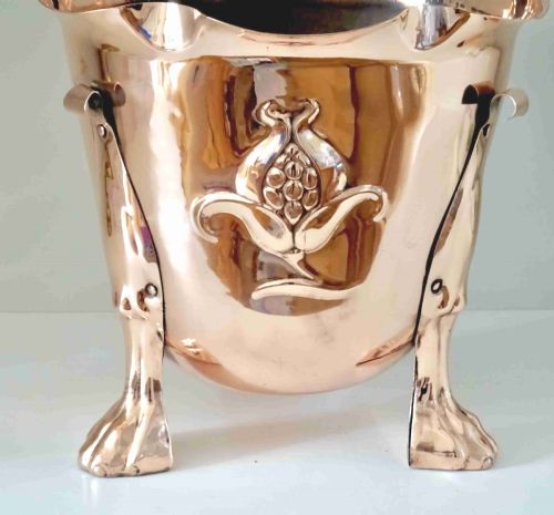 1903 ARTS CRAFTS COPPER JARDINIERE - ADDITIONAL PHOTO 1