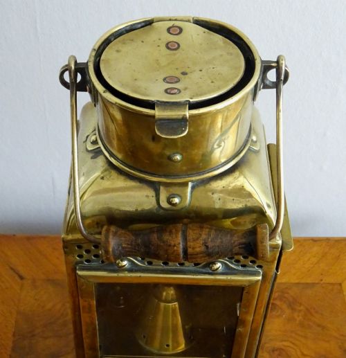 DATED 1915 ELI GRIFFITHS SONS BIRMINGHAM OIL LAMP - ADDITIONAL PHOTO 6