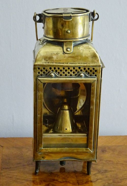 DATED 1915 ELI GRIFFITHS SONS BIRMINGHAM OIL LAMP - ADDITIONAL PHOTO 7