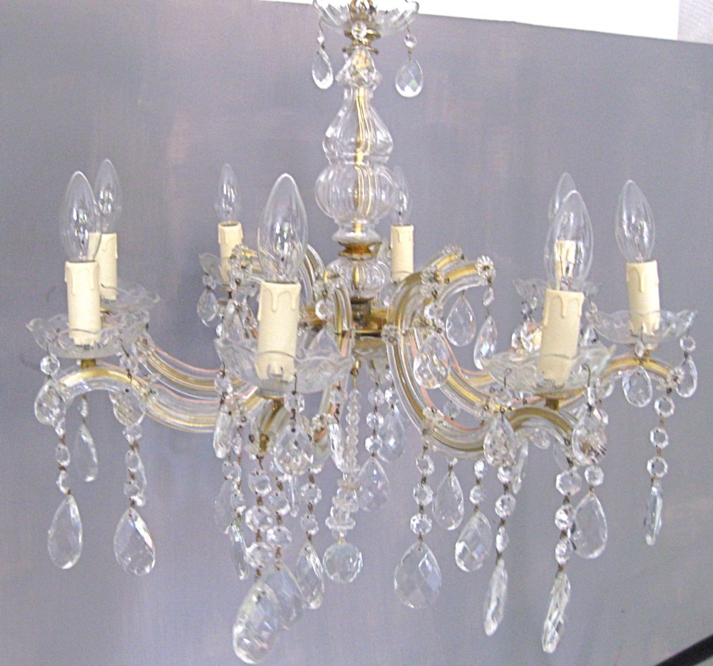 PAIR OF MARIE THERESE CHANDELIERS