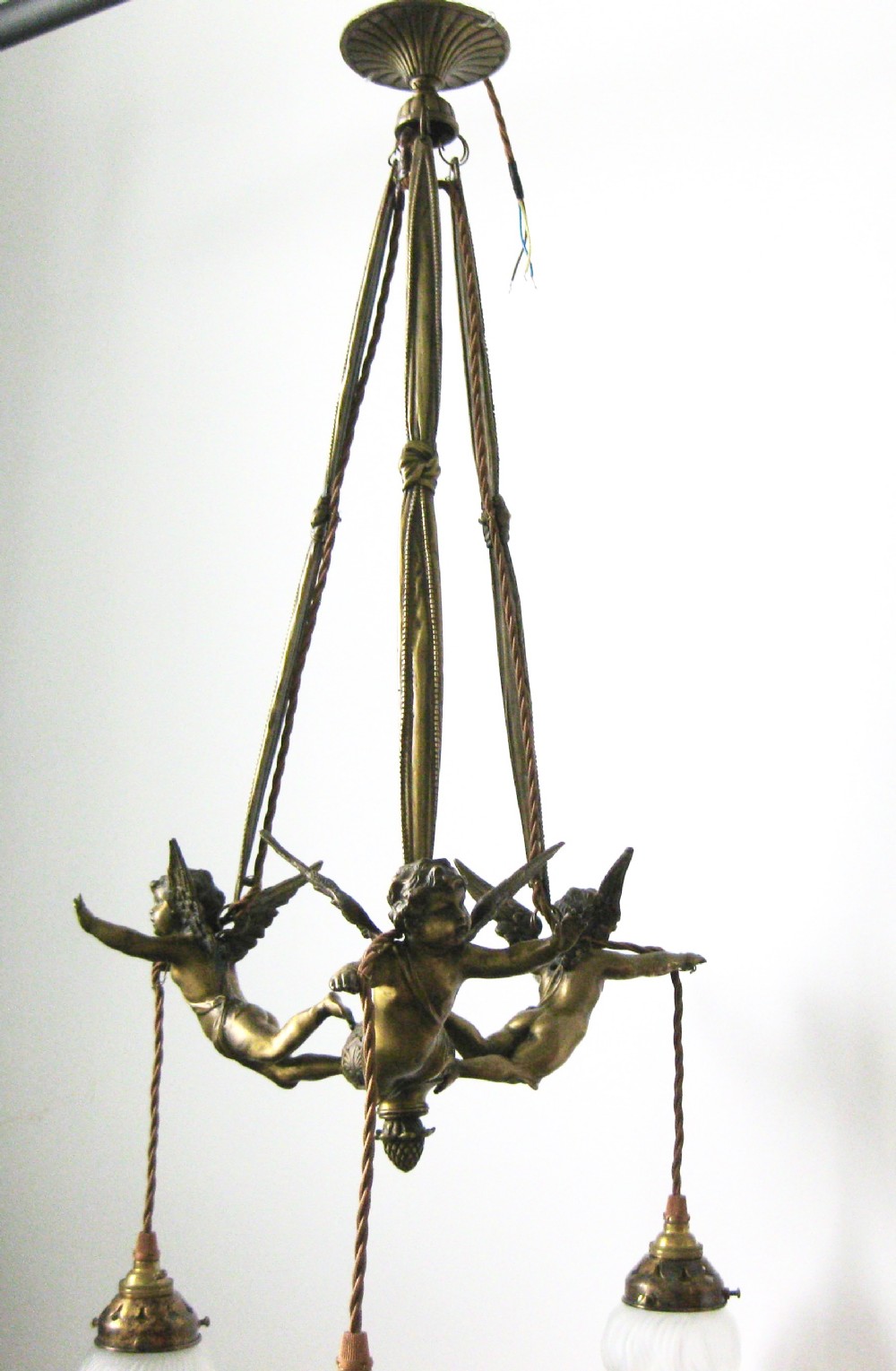 ORIGINAL FLYING CHERUB CHANDELIER