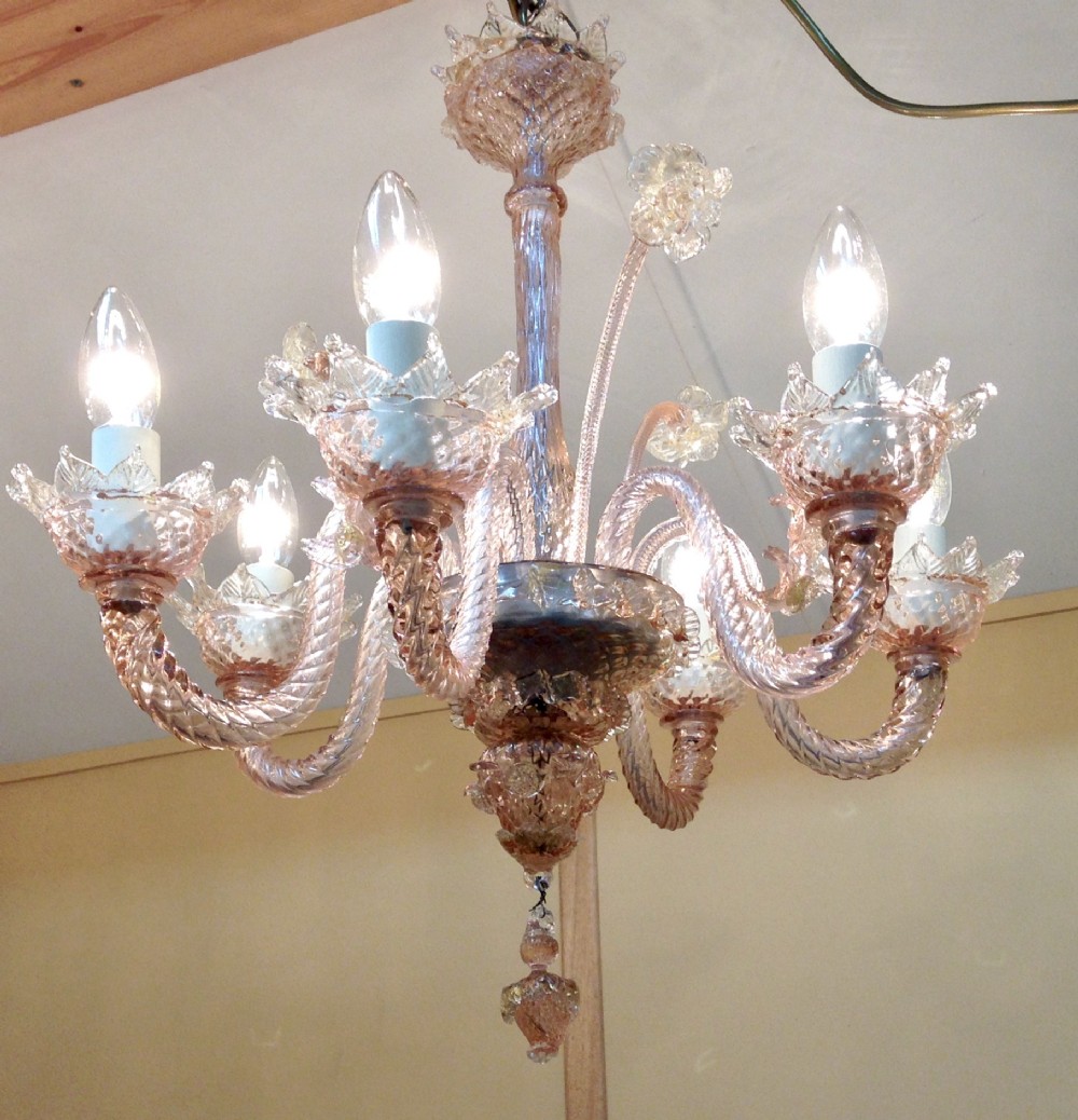 ANTIQUE MURANO CHANDELIER