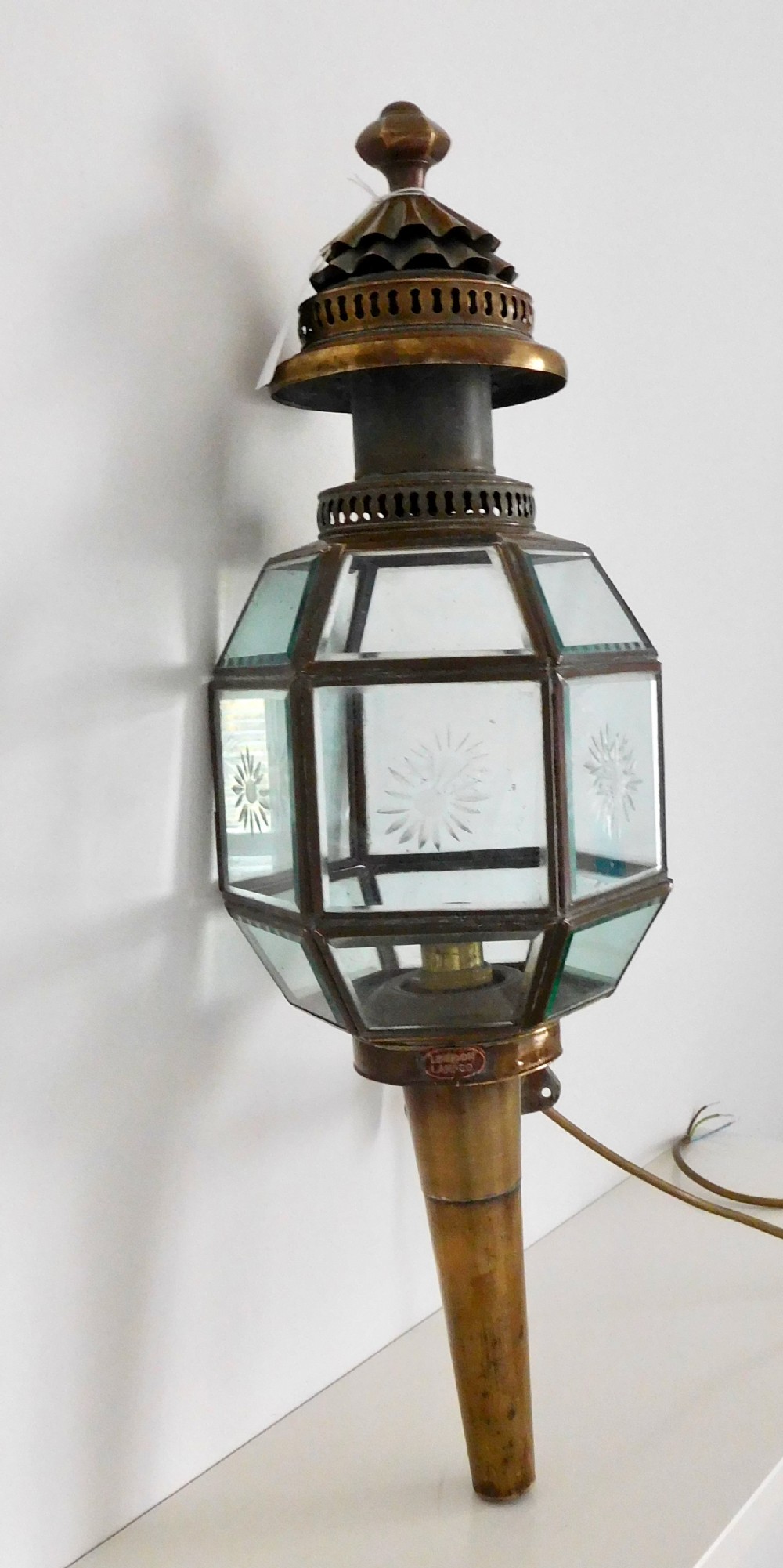WALL LANTERN BY LONDON LAMP CO.