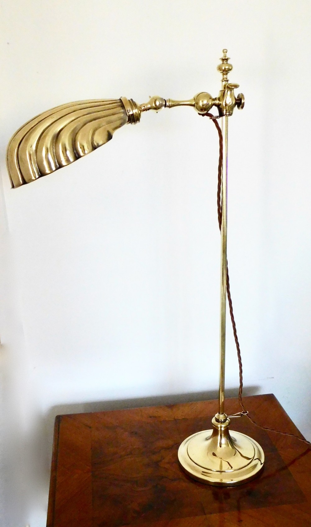 TALL BRASS STUDENT'S LAMP 