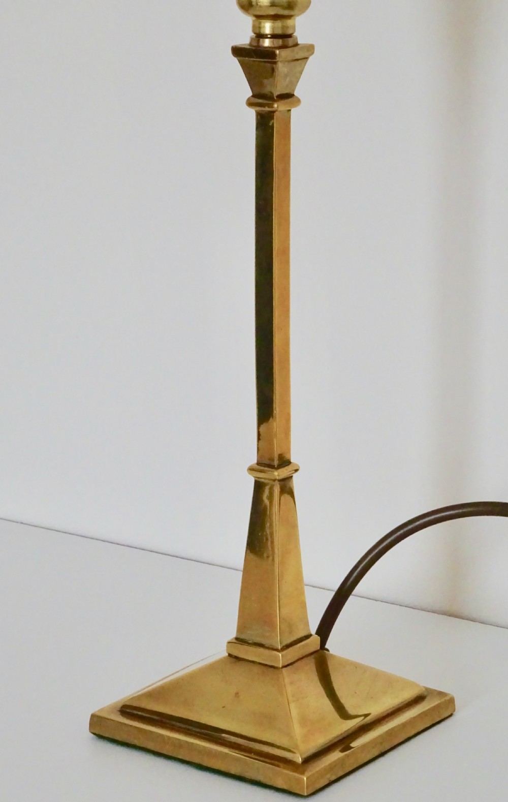 EDWARDIAN BRASS 'STICK' LAMP View IV