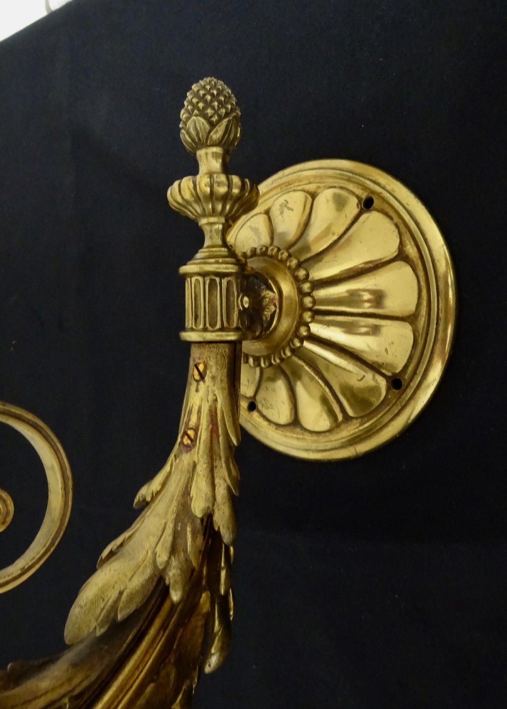 A HEAVY VICTORIAN GAS WALL LIGHT View II