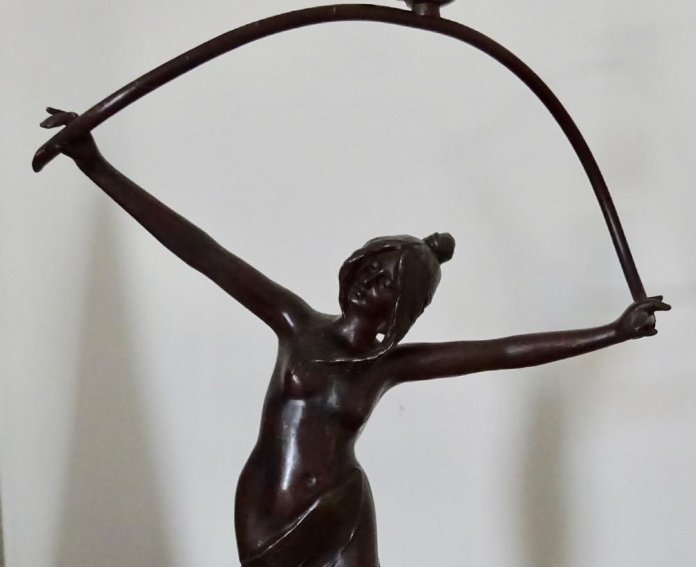 ART NOUVEAU LAMP View III