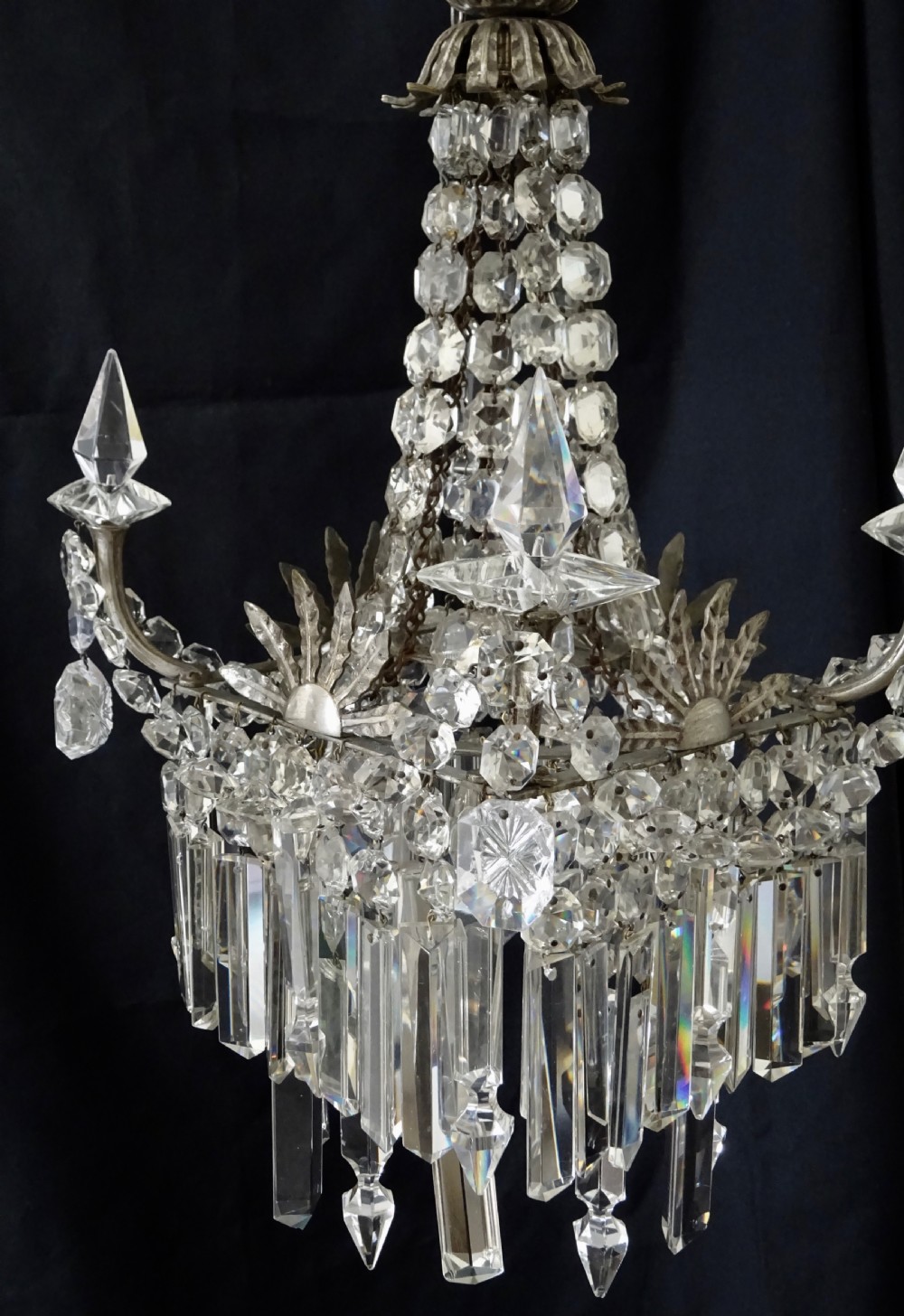 UNUSUAL GLASS CHANDELIER View V