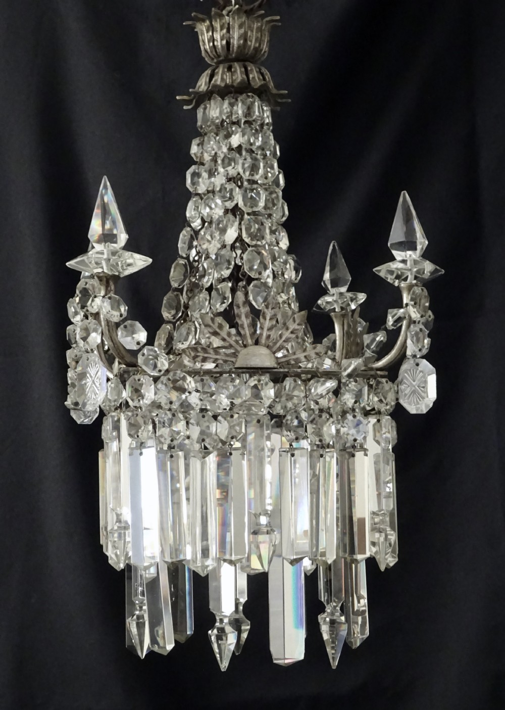 UNUSUAL GLASS CHANDELIER View II
