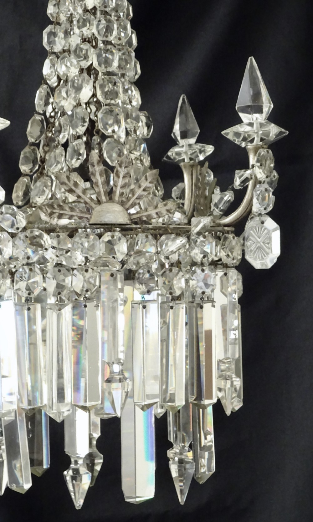 UNUSUAL GLASS CHANDELIER View III