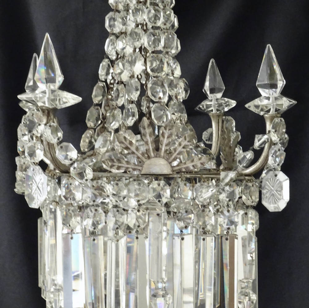 UNUSUAL GLASS CHANDELIER View VI