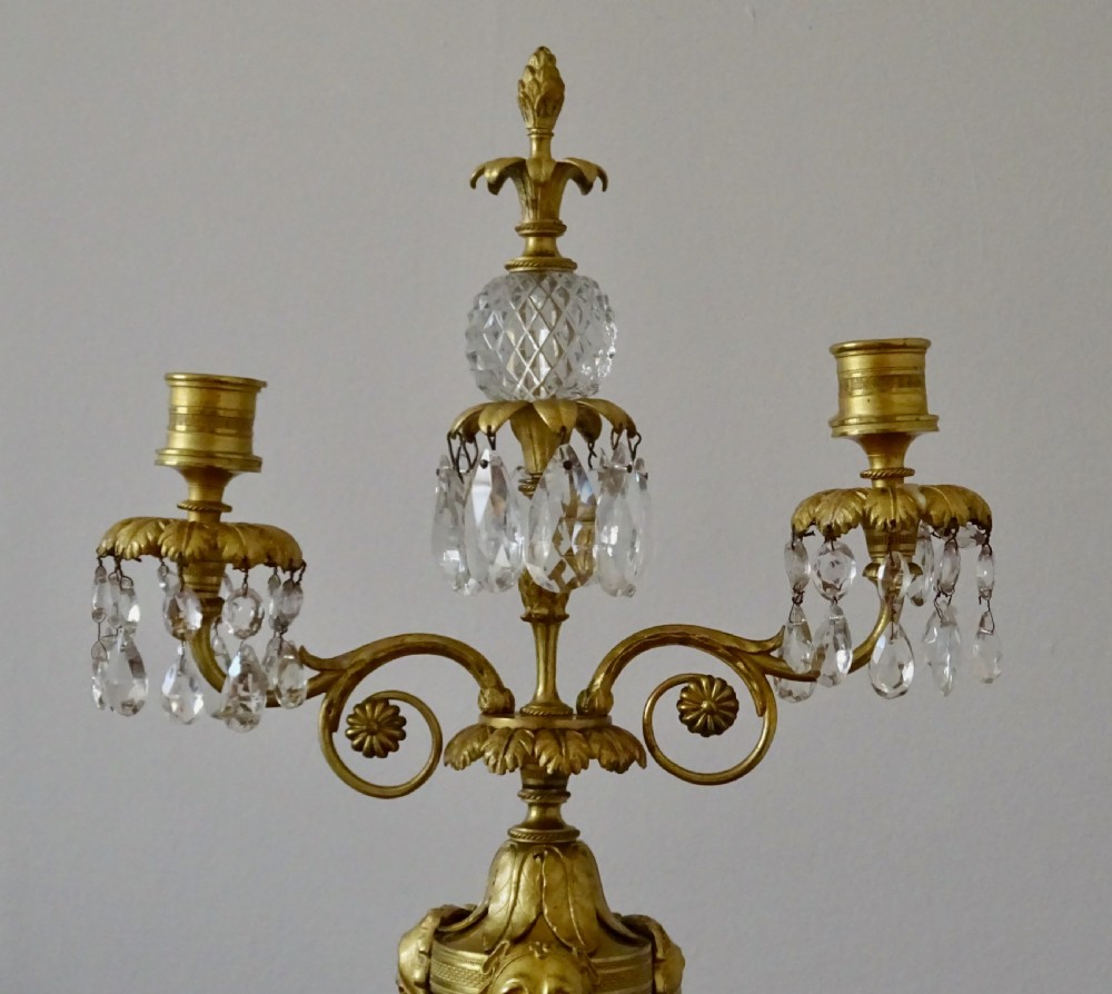 EARLY VICTORIAN ORMOLU CANDELABRA View V