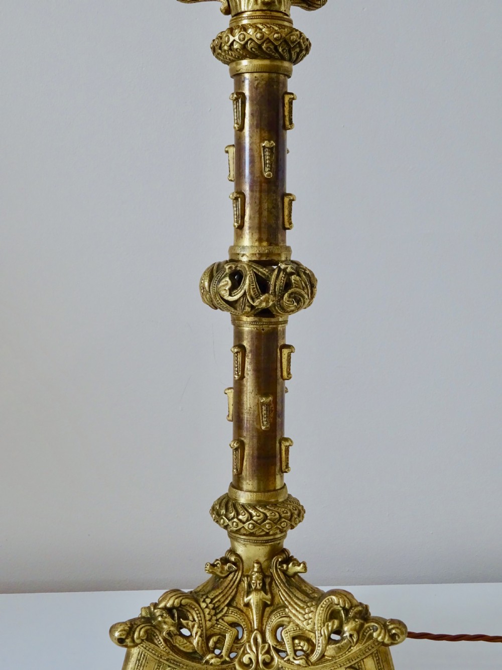 CIRCA 1880- PAIR VICTORIAN LAMPS View IV