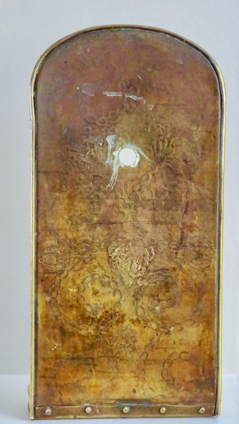 VICTORIAN BRASS WALL CANDLE HOLDER View V