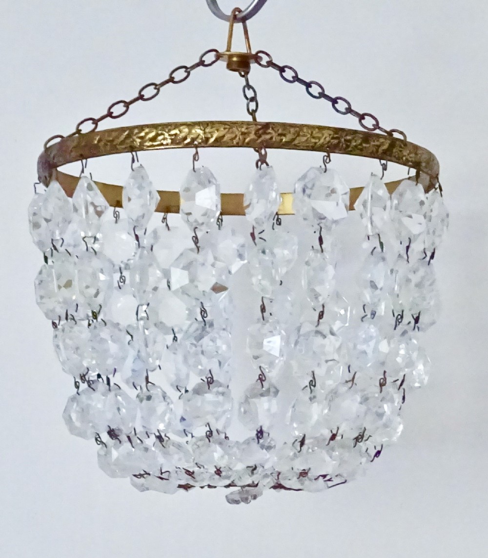 GLASS DROP CEILING LIGHT