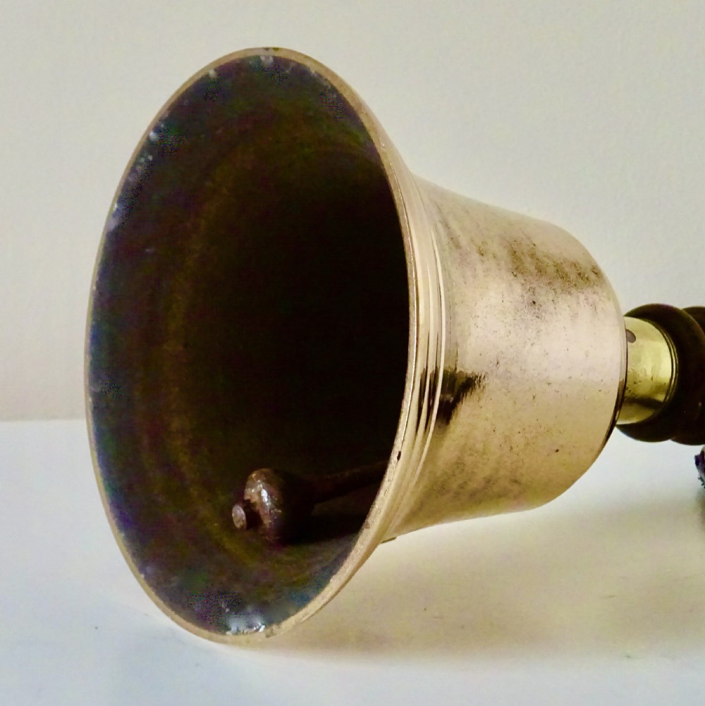 A LARGE RAILWAY HANDBELL WITH FCCA ON THE FRONT  View IV