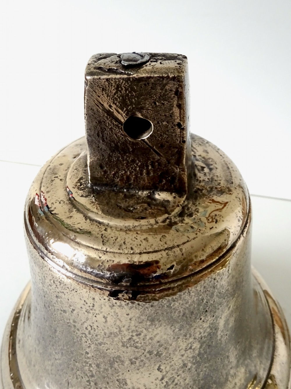 CIRCA 1850-80 A LARGE  BRONZE BELL View VI