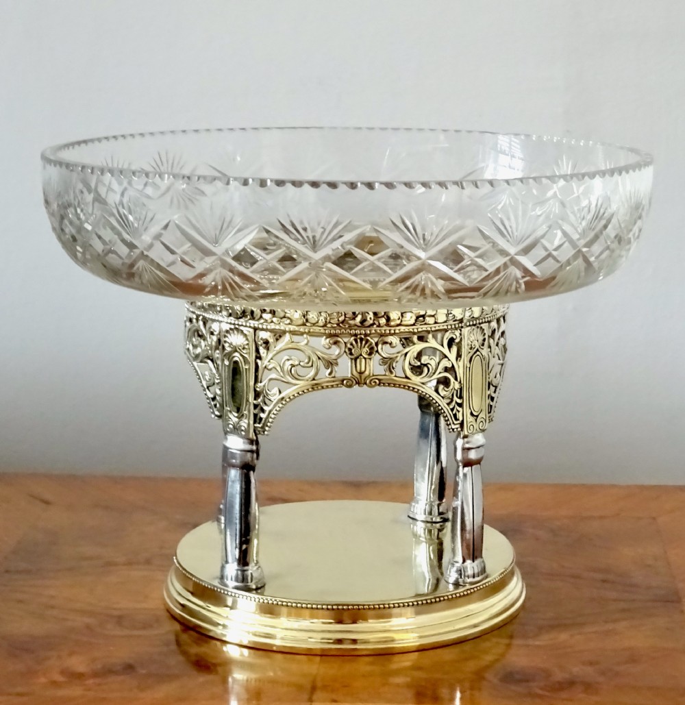 TAZZA  BY ORIVIT WITH ORIGINAL GLASS BOWL View VIII