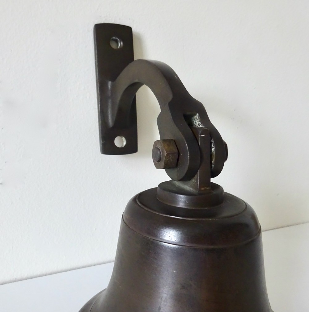 CIRCA 1900-30 WALL MOUNTED BRONZE BELL  View VI
