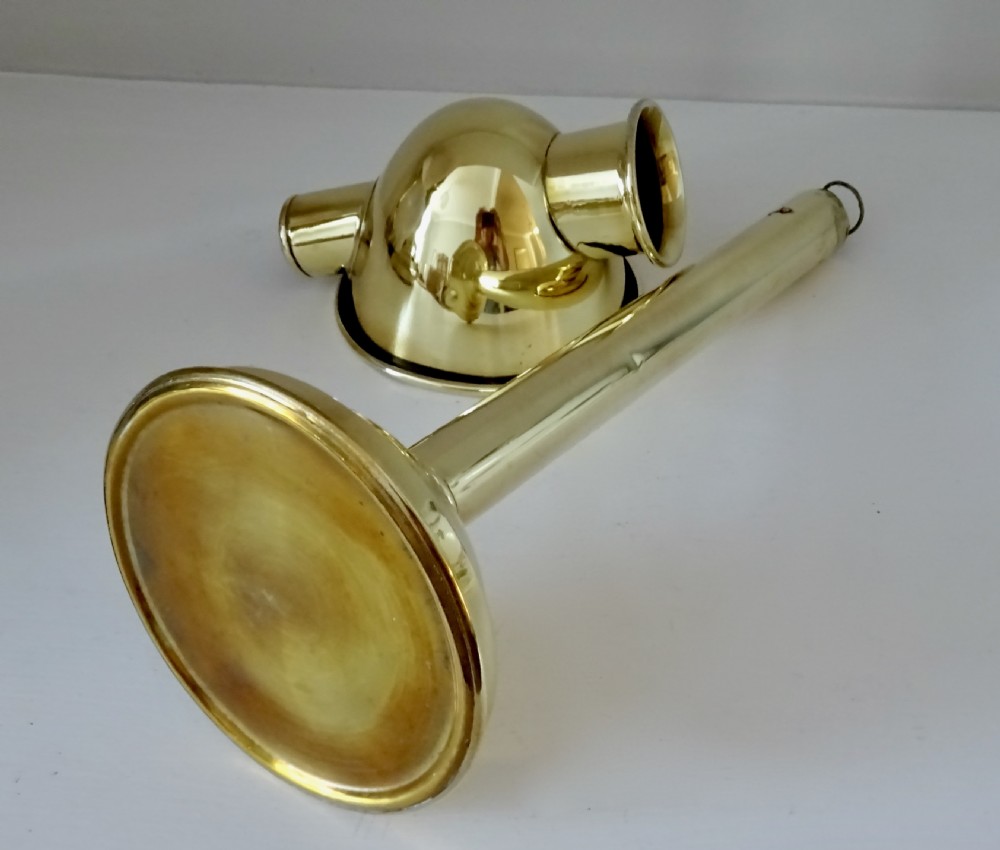 SPRING LOADED BRASS CANDLE LAMP AND ORIGINAL SHADE View VI