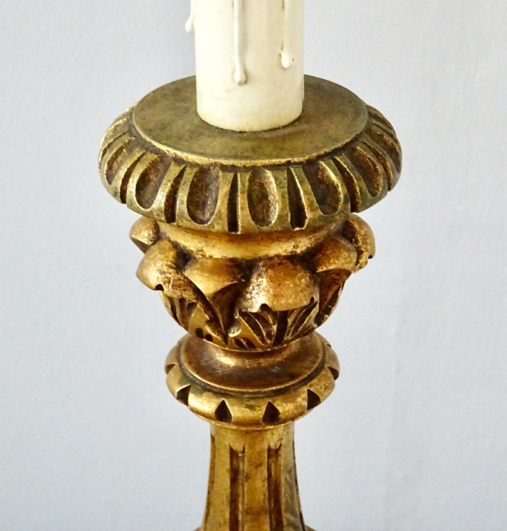 C1910-40 A GILTWOOD TABLE LAMP View II