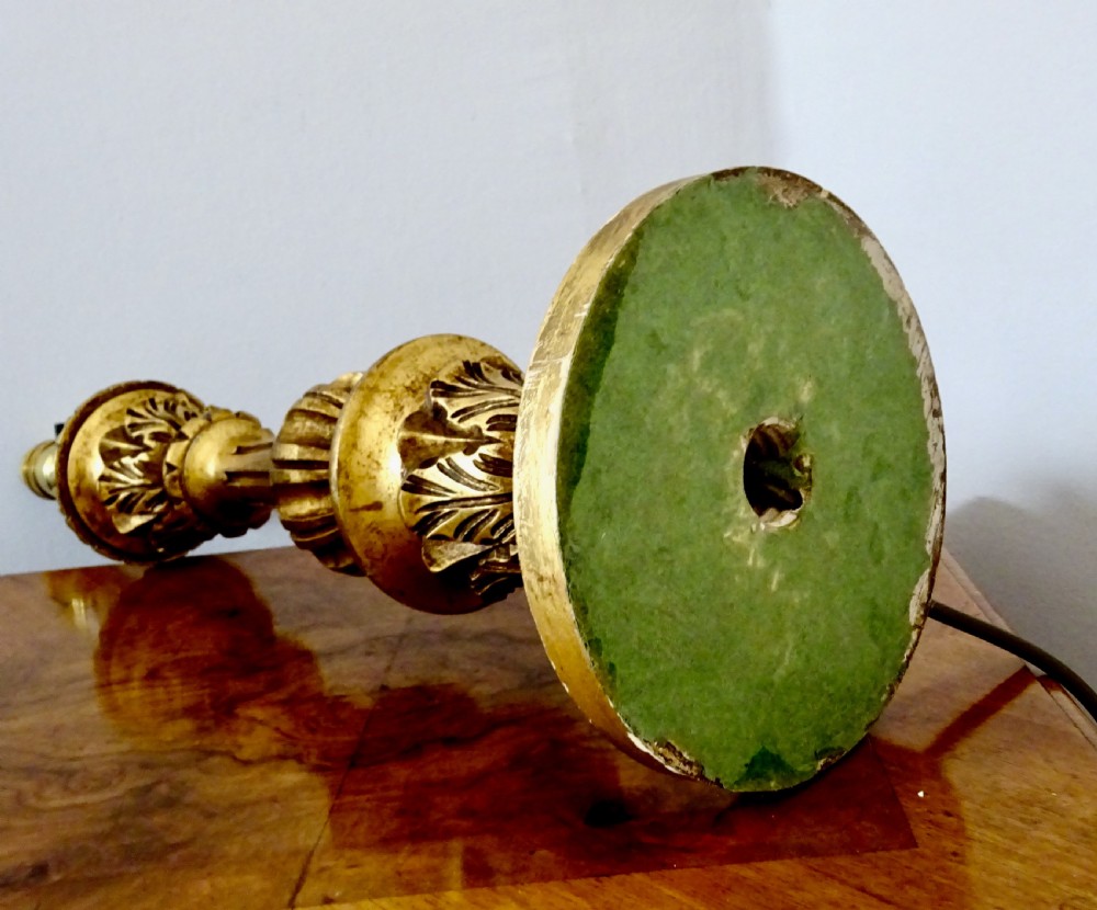 C1910-40 A GILTWOOD TABLE LAMP View VII