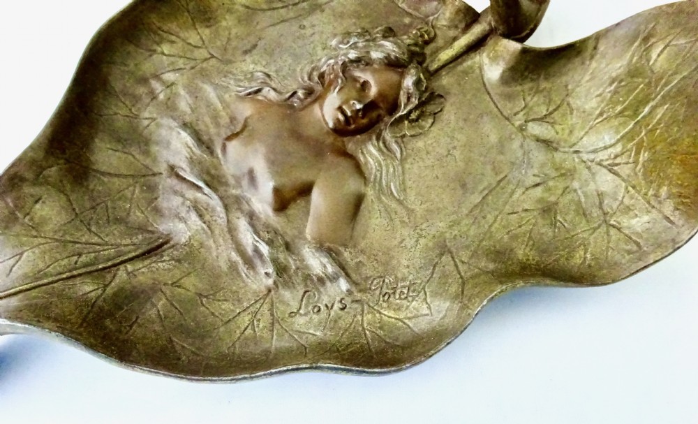 ART NOUVEAU  SIGNED LOYS POTET WALL PIECE View VII