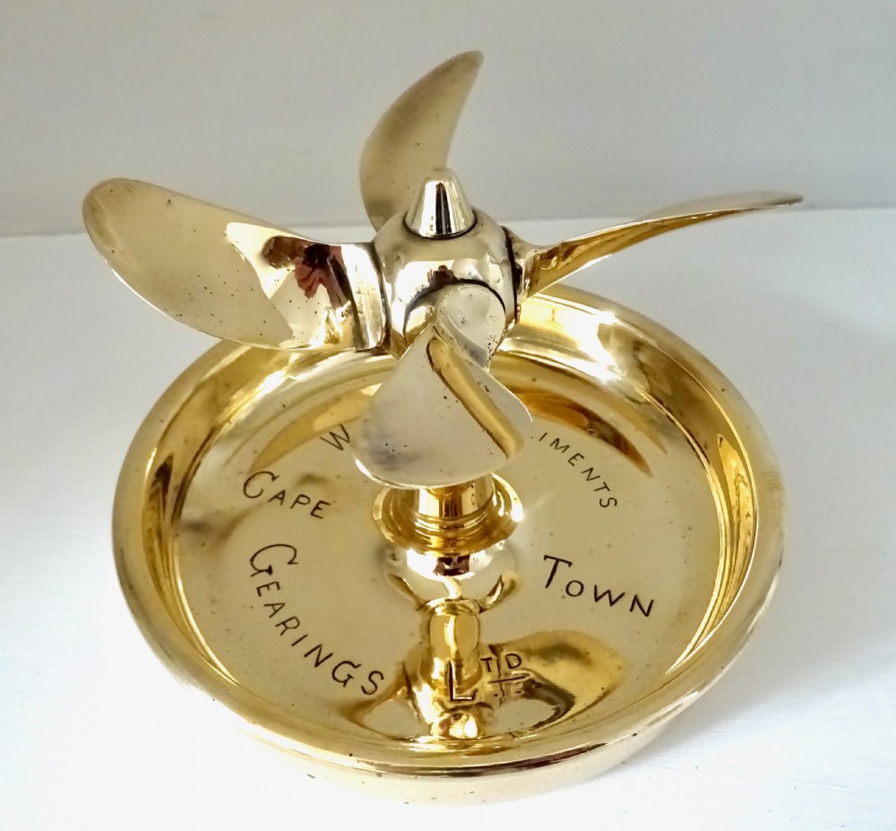 GEARINGS LTD OF CAPE TOWN BRONZE DESK PIECE