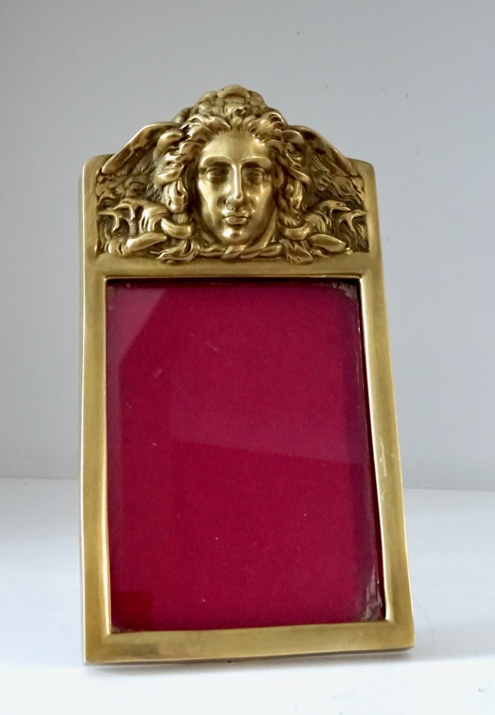 BRONZE PHOTO FRAME WITH MEDUSA