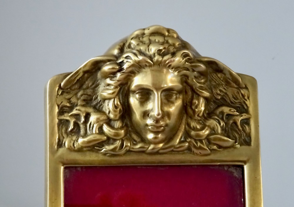 BRONZE PHOTO FRAME WITH MEDUSA View III