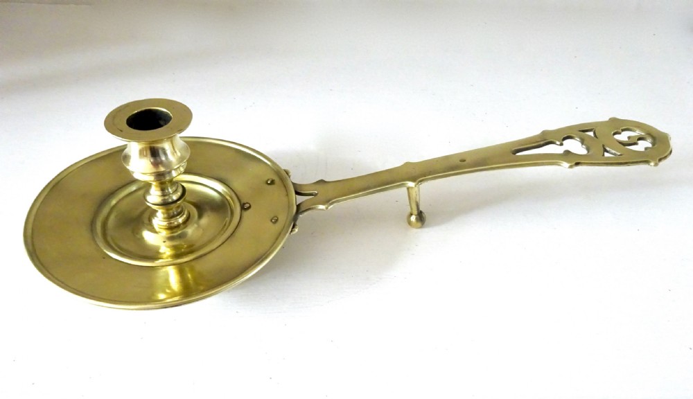 LATE VICTORIAN LONG HANDLED CHAMBERSTICK View VI