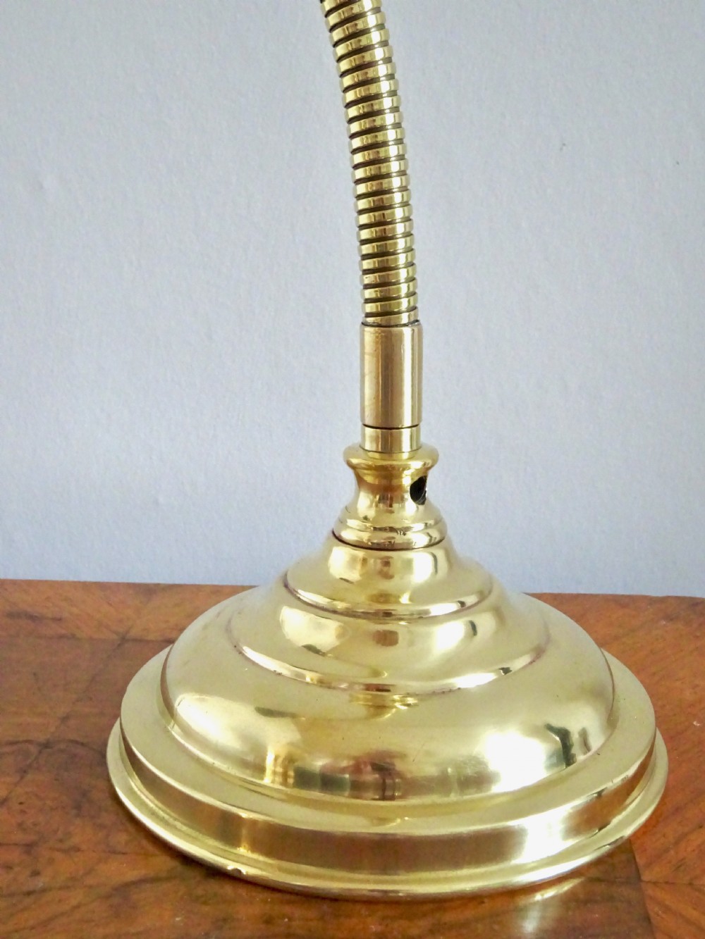 1920s BRASS ADJUSTABLE DESK LAMP View II
