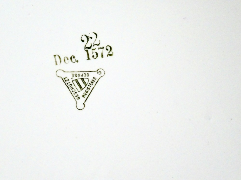 1893-1900  A WÄCHTERSBACH PLATTER View VIII
