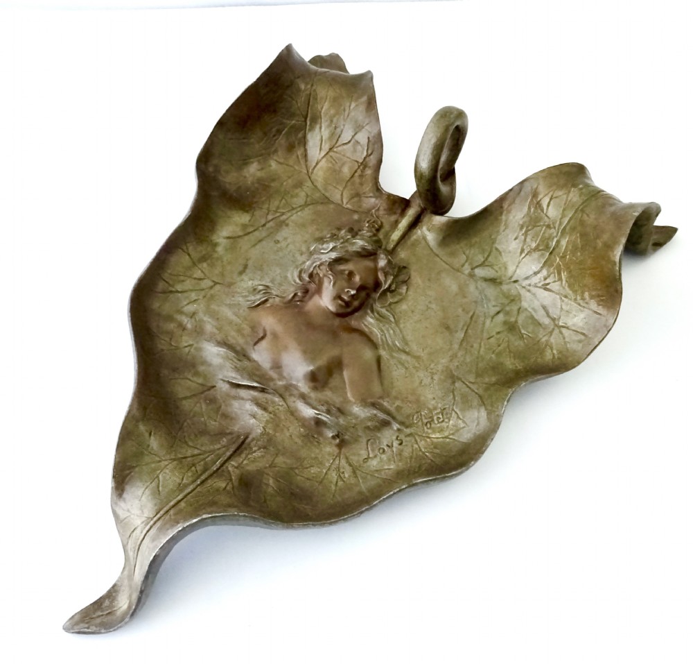 ART NOUVEAU  SIGNED LOYS POTET WALL PIECE