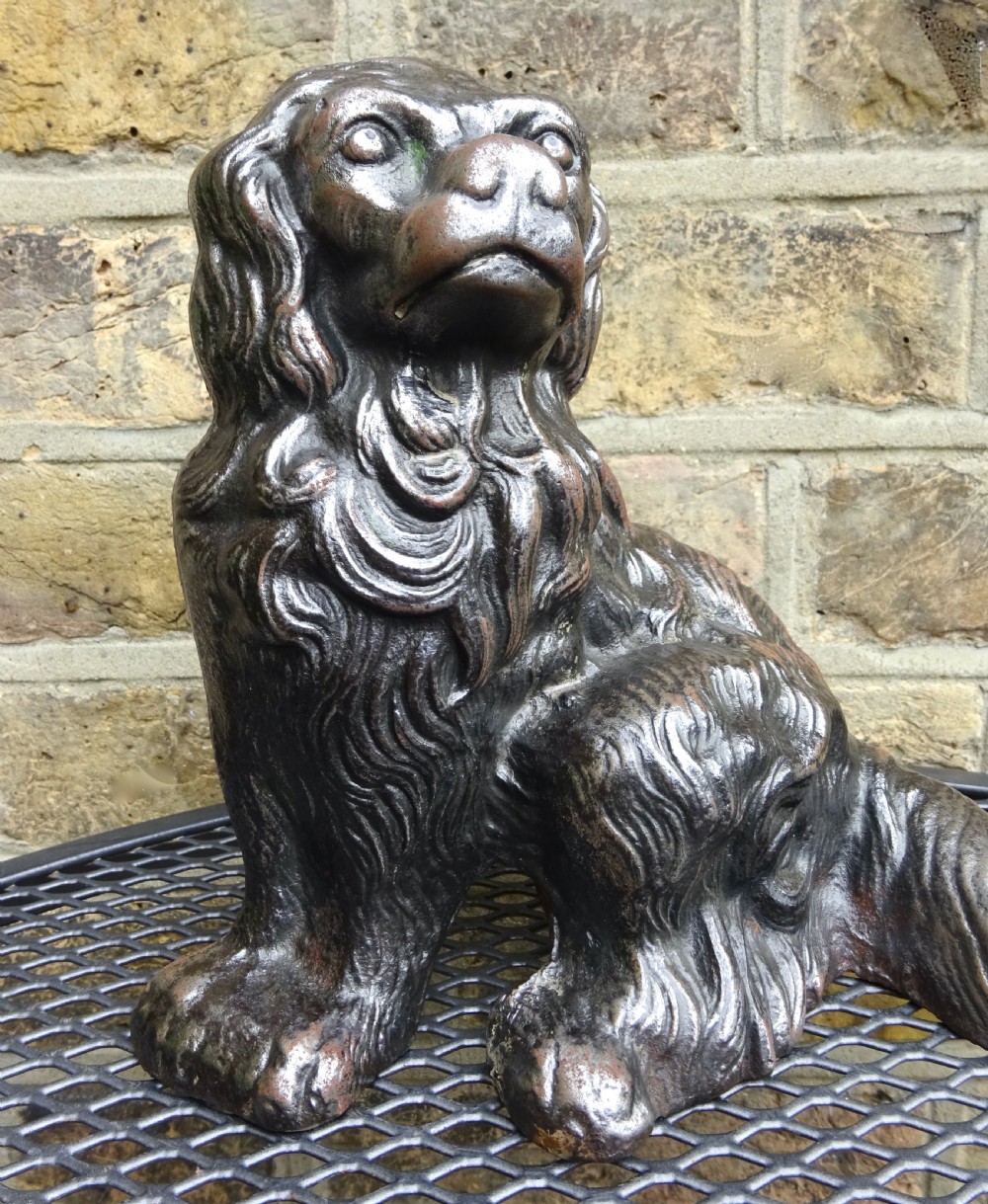 EARLY 20THC CAST IRON DOG DOORSTOP View II