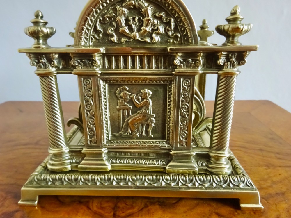 VICTORIAN BRASS LETTER RACK View III