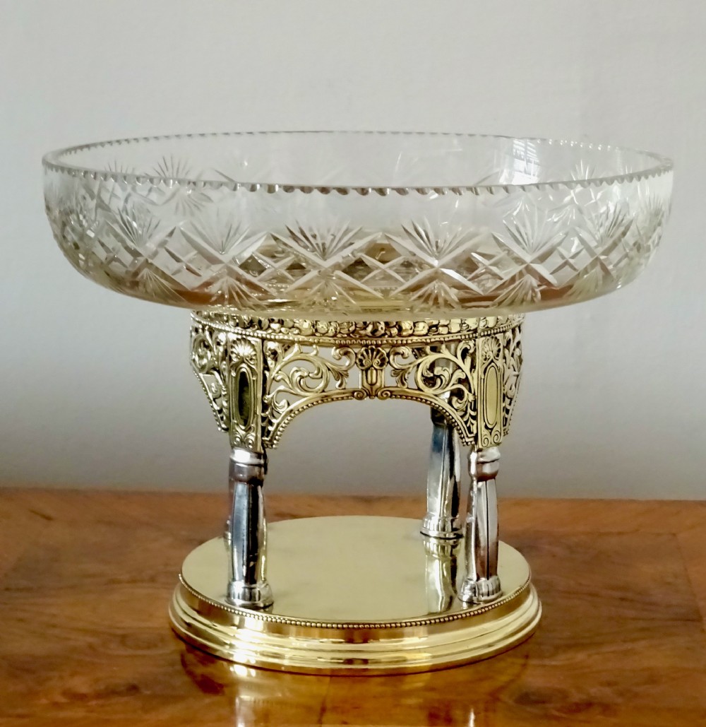 TAZZA  BY ORIVIT WITH ORIGINAL GLASS BOWL