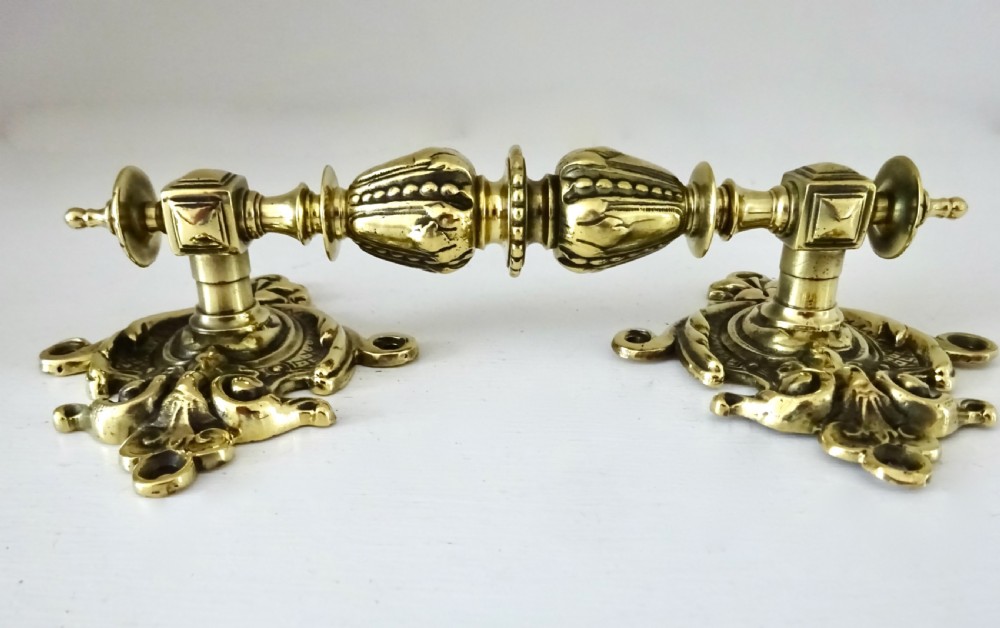 PAIR BRONZE VICTORIAN HANDLES View II