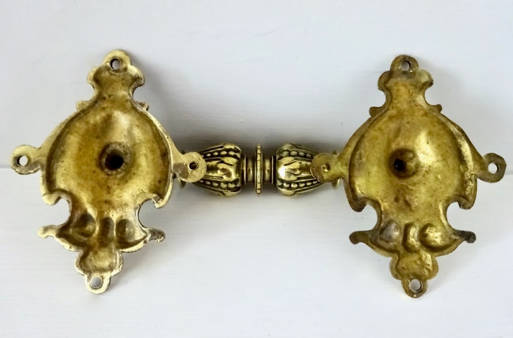 PAIR BRONZE VICTORIAN HANDLES View V