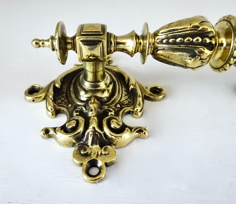 PAIR BRONZE VICTORIAN HANDLES View VI
